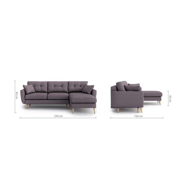Hashtag Home Nealon Reversible Corner Sofa Bed & Reviews Wayfair.ie